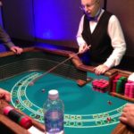 Casino event Yahtzee table and dealer