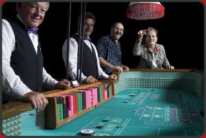 Casino event Craps table